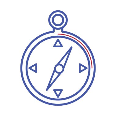 Pusula biçimlendirilmiş vektör resimlemesini göster