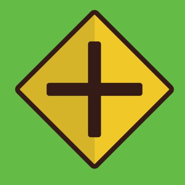 yol işareti vektör arkaplanı