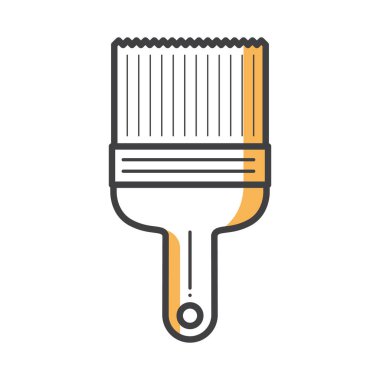 Boya fırçası biçimlendirilmiş vektör illüstrasyonuName