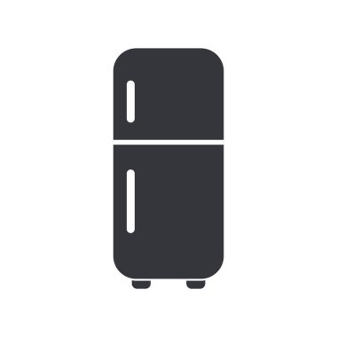 Buzdolabı ikonu. vektör illüstrasyonu