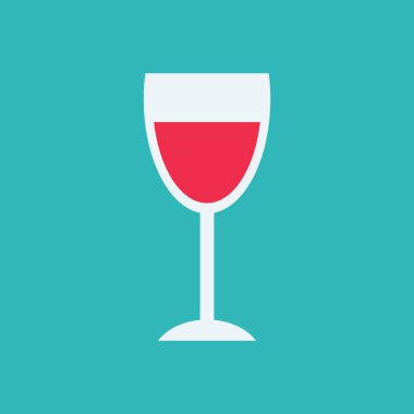 Şarap ikonu vektörü