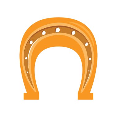 At nalı düz simgesi, vektör illüstrasyonu