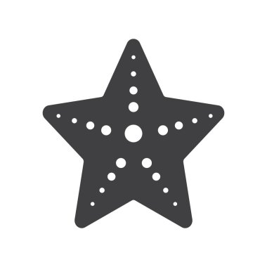 Denizyıldızı biçimlendirilmiş vektör çizimi