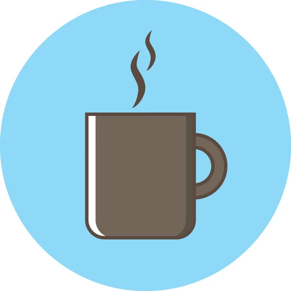 Tasse Kaffee Icon Vektor — Stockvektor