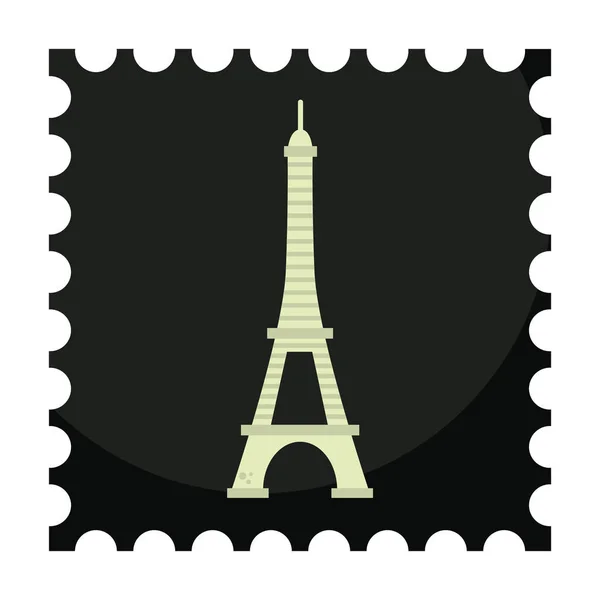 Postzegel Pictogram Vector Illustratie — Stockvector
