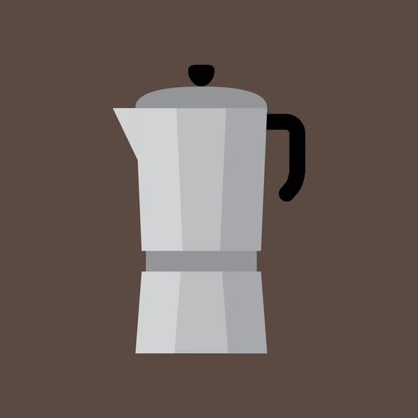 Coffee Maker Icon Vector Illustration — Stock Vector