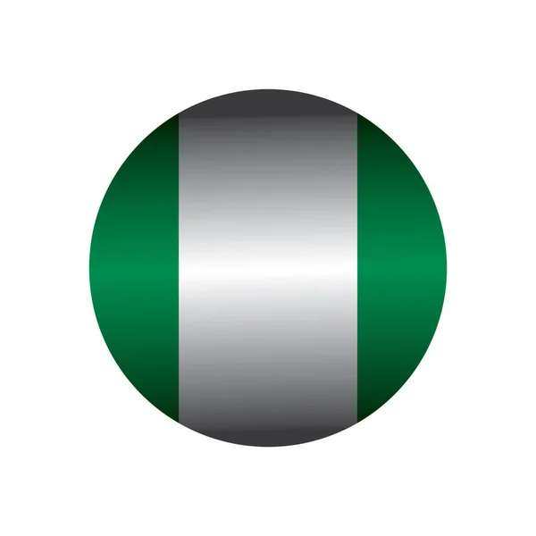 Vector Ilustración Bandera Nigeria — Archivo Imágenes Vectoriales