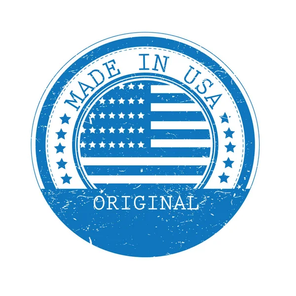 Made Usa Label Illustratie — Stockvector