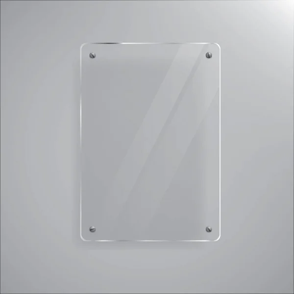 Glass Frame Flat Icon Vector Illustration — 스톡 벡터