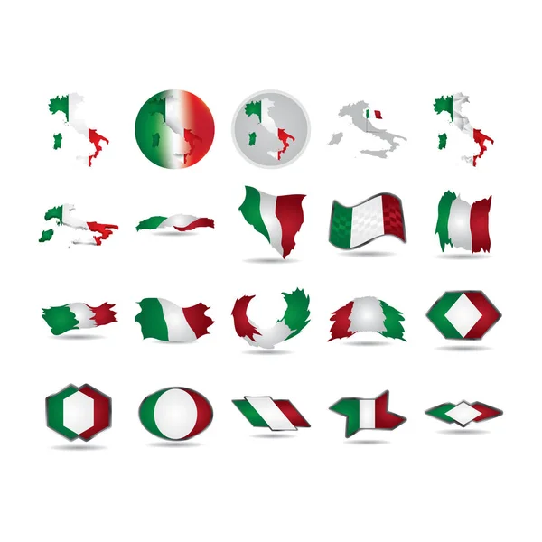Spagna Bandiera Icona Piatta Illustrazione Vettoriale — Vettoriale Stock