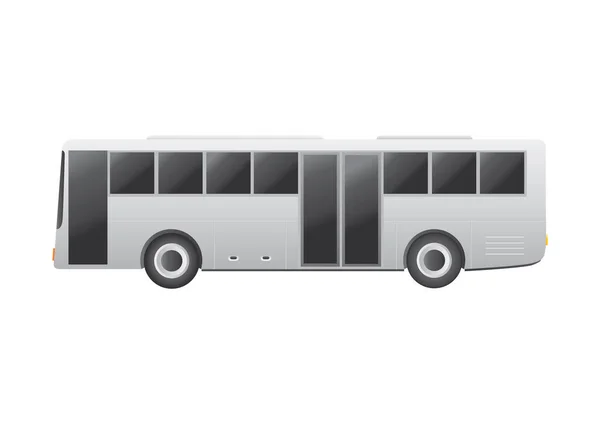 Bus Aislado Sobre Fondo Blanco — Vector de stock