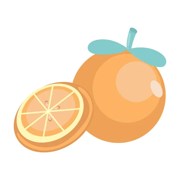 Vector Ilustración Una Fruta Jugosa — Vector de stock