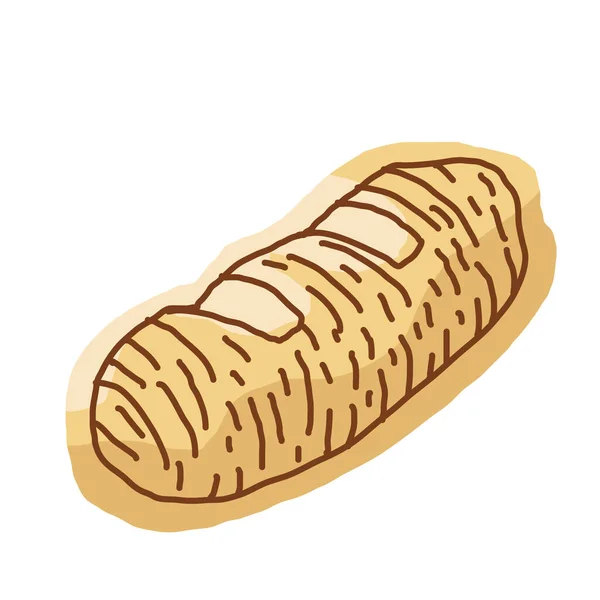 Bread Loaf Icon Vector Illustration Graphic Design — Stock Vector