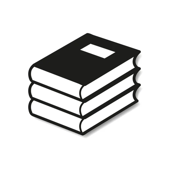 Vector Illustration Books Icon — Stock Vector