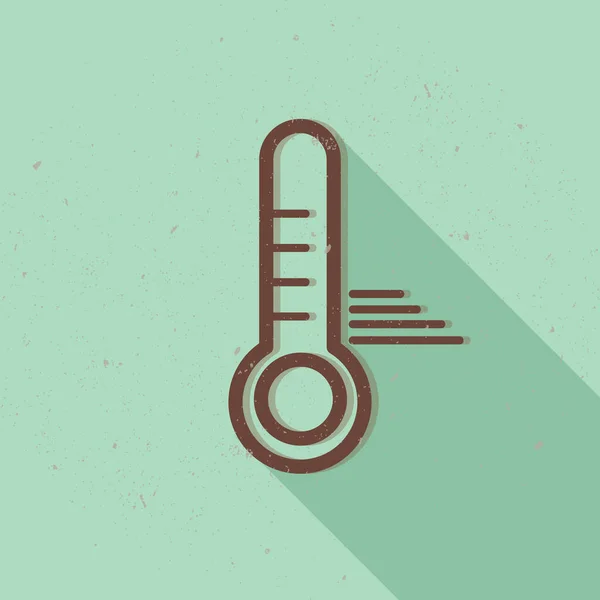 Icône Thermomètre Illustration Vectorielle — Image vectorielle