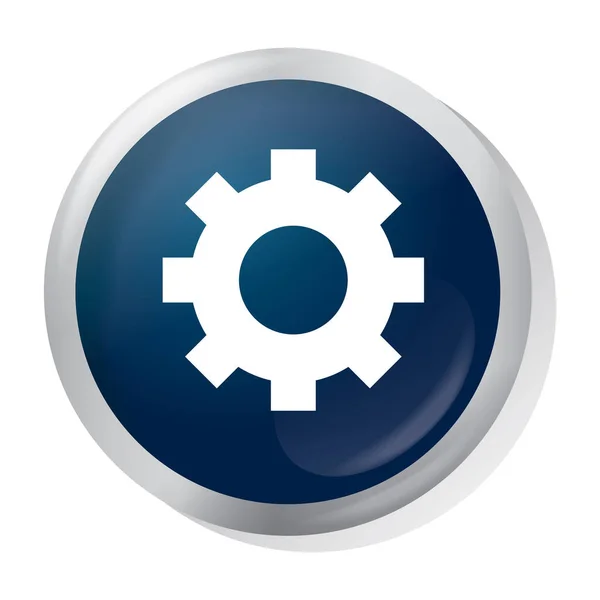 Vector Icon Gears — Stock Vector