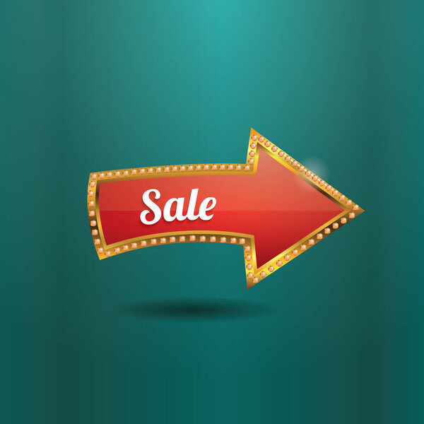 Color vector advertising concept