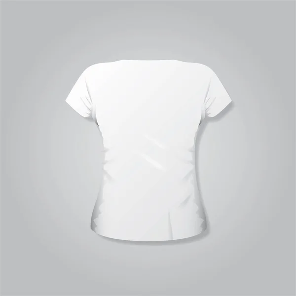 Modello Shirt Mockup Illustrazione Vettoriale — Vettoriale Stock