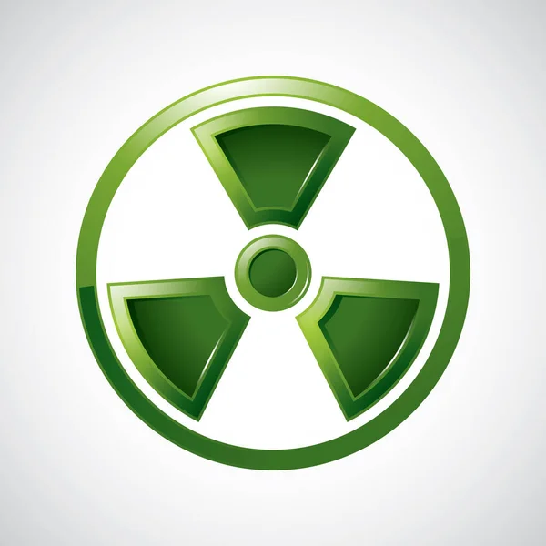 Radiation Concept Icon Design Vector Illustration Eps Graphic — Stock Vector