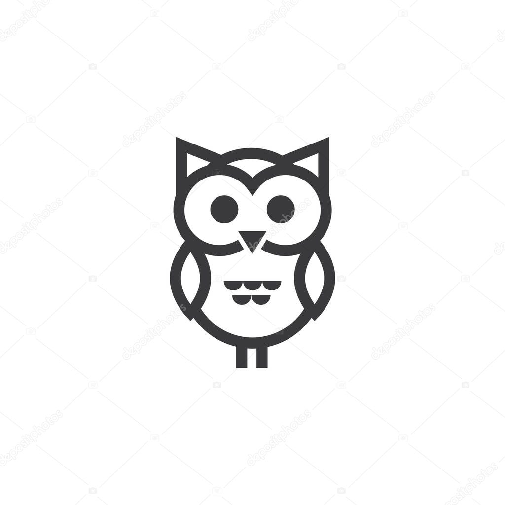 owl icon vector illustration