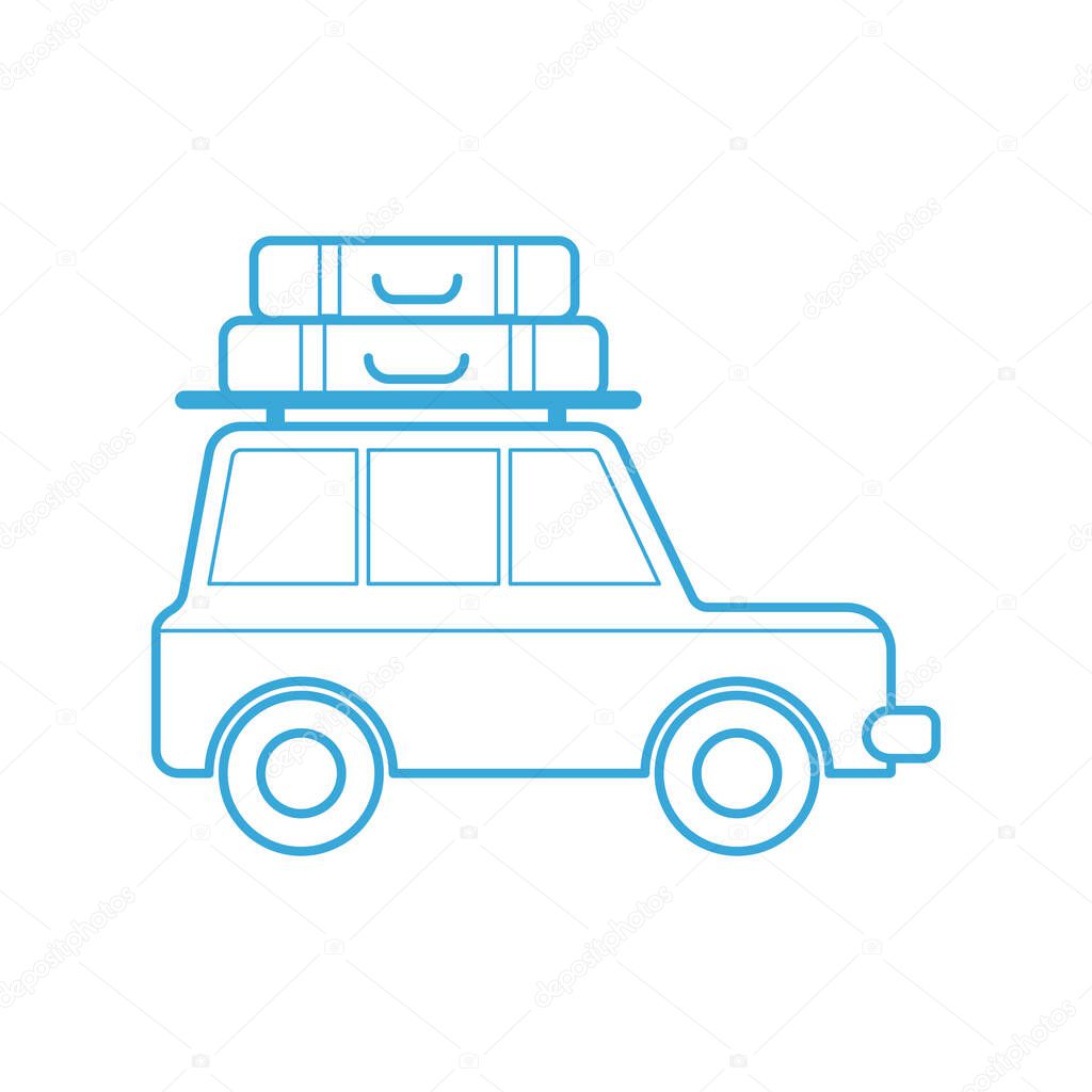 Taxi stylized vector illustration