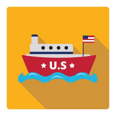 Gemi biçimlendirilmiş vektör çizimi