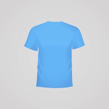 Tişört şablonunun vektör illüstrasyonu