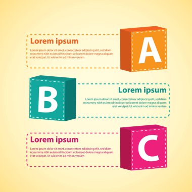 Bilgi grafiği şablonu, vektör illüstrasyonu