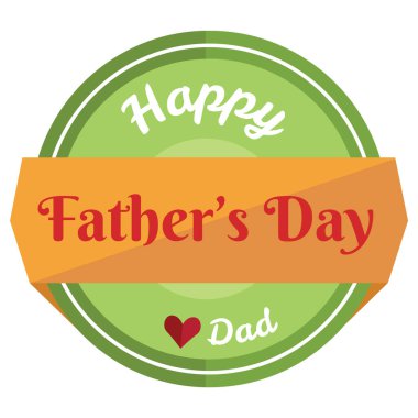 Babalar Günü, vektör illüstrasyonu