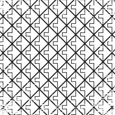 Geometrik şekillerin kusursuz deseni. vektör illüstrasyonu.