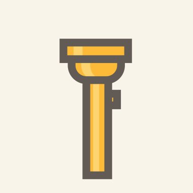 El feneri biçimlendirilmiş vektör çizimi