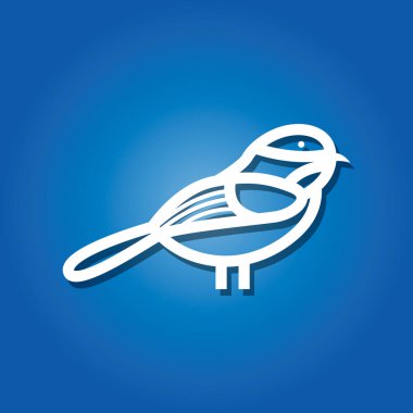 Balık formunda bir spermin vektör çizimi