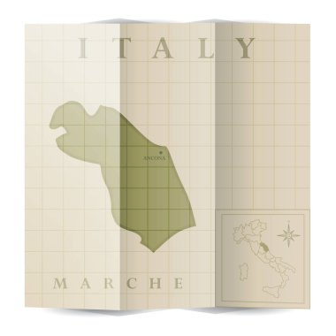 harita simgesinin vektör illüstrasyonu