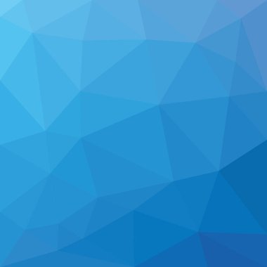 açık mavi çokgen çizimi