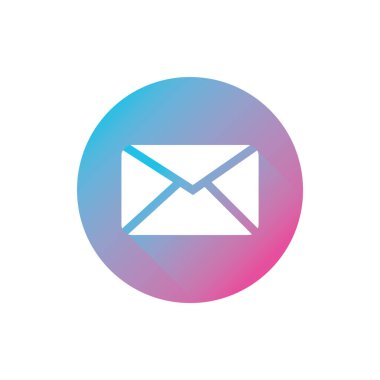 E- posta simgesinin vektör illüstrasyonu