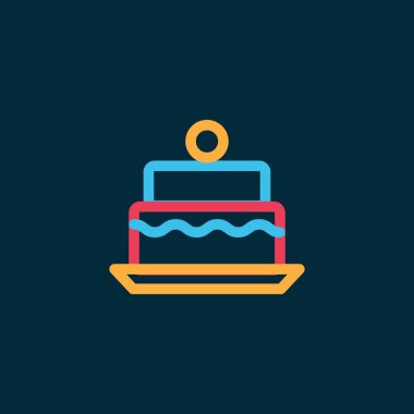 Pasta biçimlendirilmiş vektör çizimi