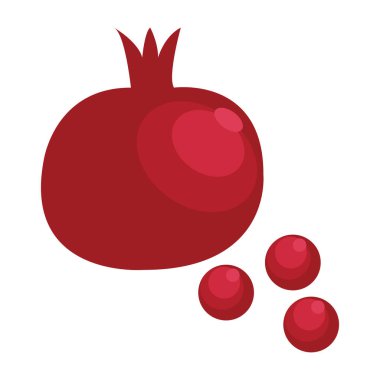 Domates simgesinin vektör illüstrasyonu