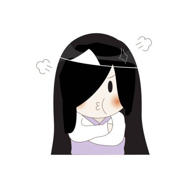 pissed ghost icon, vector illustration