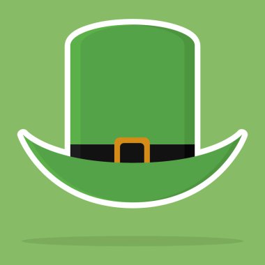 Kovboy şapkası ikonu. vektör illüstrasyonu