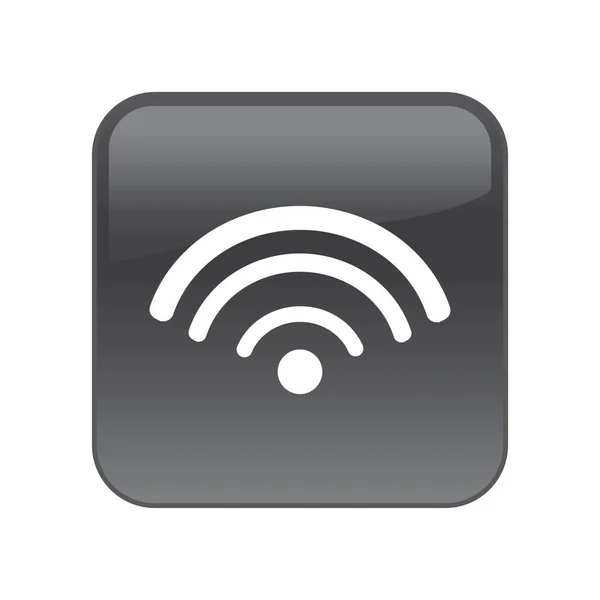 Wifi Flat Symbol Vektorillustration — Stockvektor