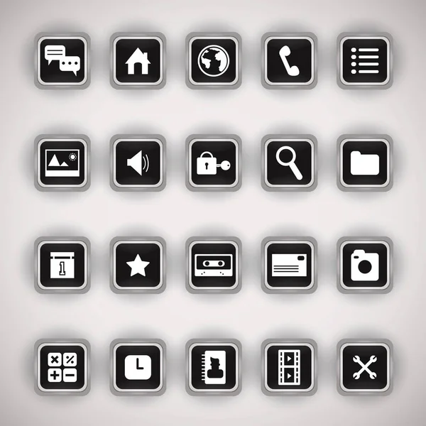 Vektor Illustration Icon Element Hintergrund — Stockvektor