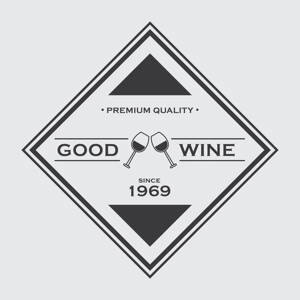 Εικονογράφηση Διανύσματος Προτύπου Εταιρείας Οίνου Για Επαγγελματική Κάρτα Λογότυπο Εταιρείας — Διανυσματικό Αρχείο