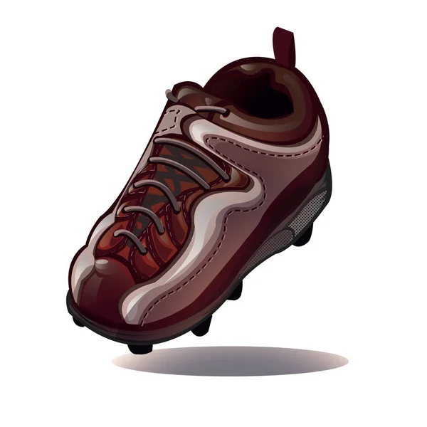 Zapatos Fútbol Diseño Vector Ilustración — Vector de stock