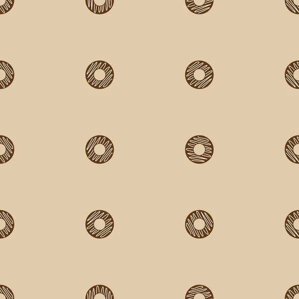 Стилизованная Векторная Иллюстрация Фоне Пончиков — стоковый вектор