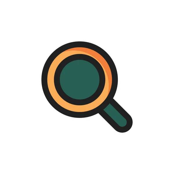 Magnifying Glass Icon Vector Illustration — Stock Vector