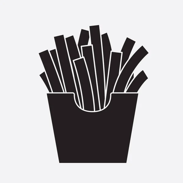 Pommes Frites Vektorillustration — Stockvektor