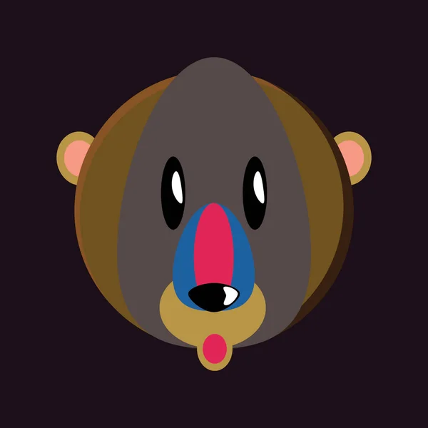 Vector Ilustración Lindo Oso Dibujos Animados — Vector de stock