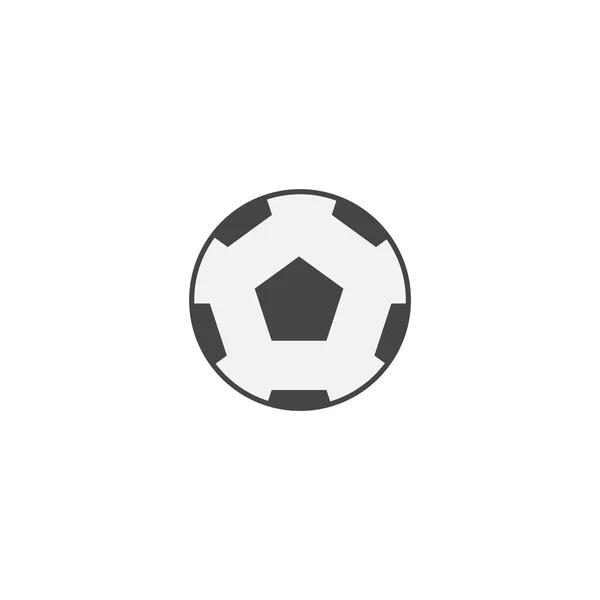 Fotboll Boll Ikon Vektor Illustration — Stock vektor