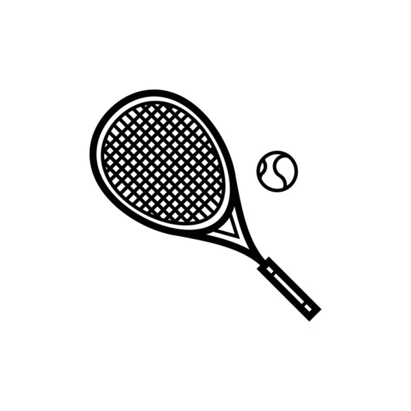 Tenis Deporte Diseño Vector Ilustración Gráfica — Archivo Imágenes Vectoriales