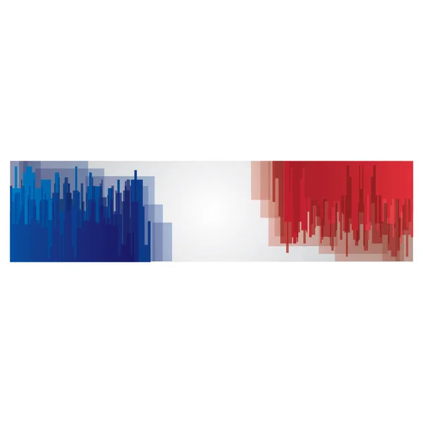 Ikona Francie Vektorové Ilustrace Pozadí — Stockový vektor
